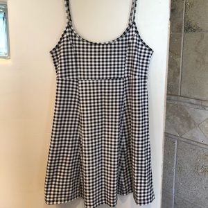 Checkerboard Skater Dress